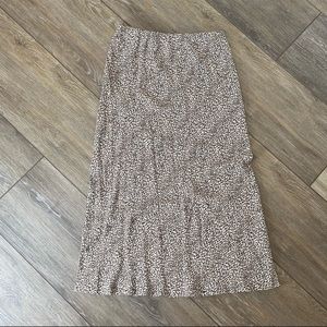 Jenni Kayne Animal Print midi skirt xs